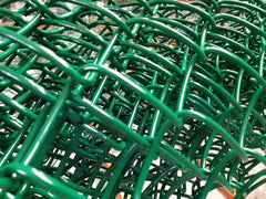 ROLLO MALLA ESLABONADA GALVANIZADA PVC