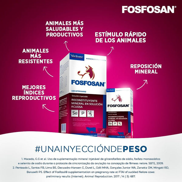 COMBO FOSFOSAN 2 FRASCOS X 500 ml.
