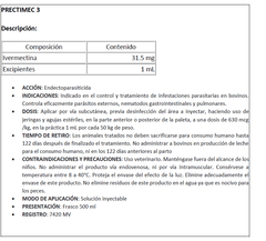 PRECTIMEC 3,15 500 ML