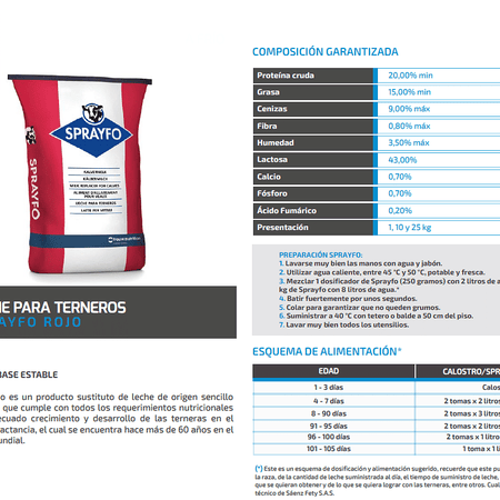 SPRAYFO RED X 25 KILOS